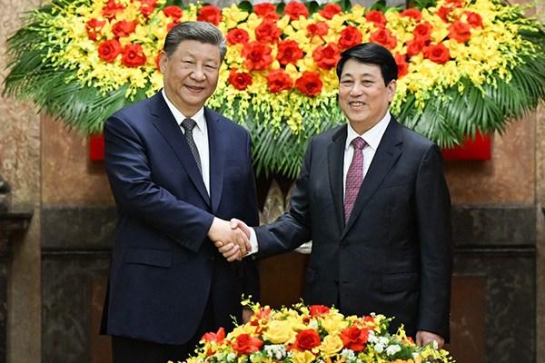 習(xí)近平會見越南國家主席梁強(qiáng)