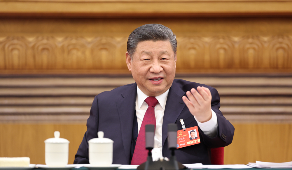 習近平參加江蘇代表團審議